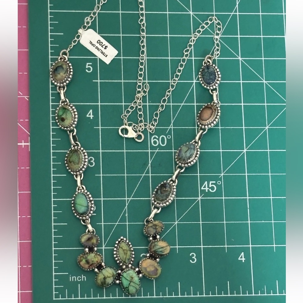 Spiderweb Opal Aurora Statement 37g Southwestern … - image 3